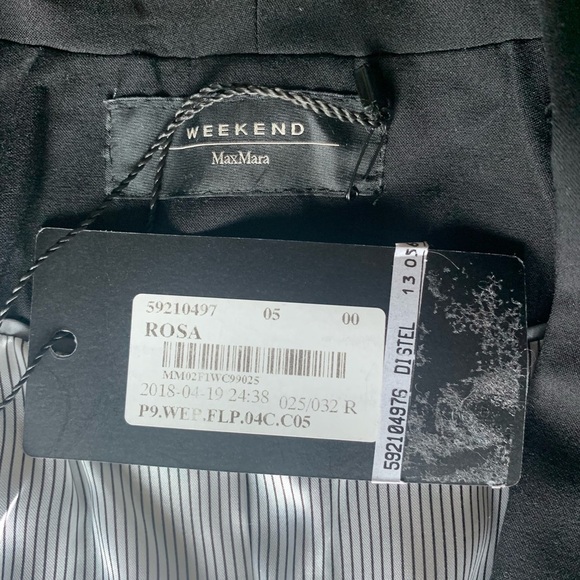 MaxMara, Navy Blue, NWT designer blazer - Picture 2 of 2